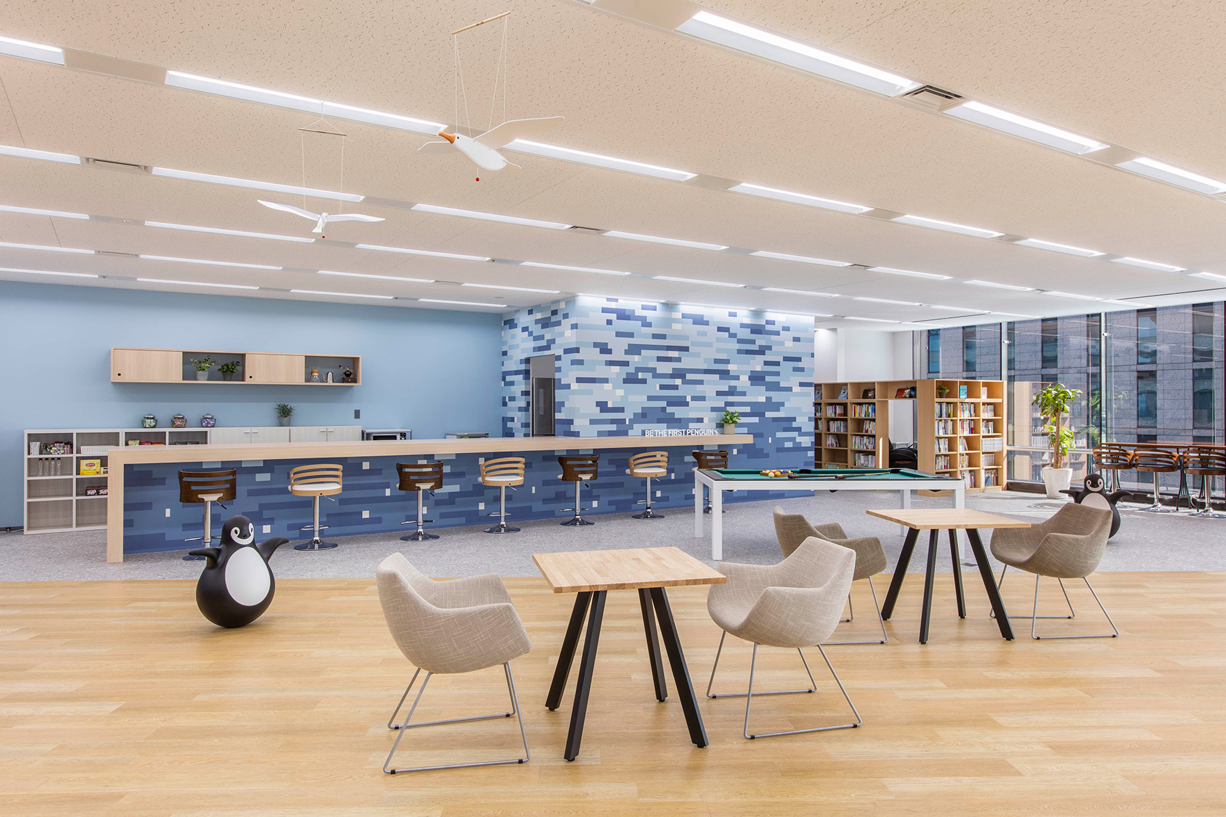 The refresh room